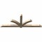 Ekena Millwork Redmond Rough Sawn Timber Gable Bracket, Douglas Fir, 84"W x 31"H x 4"D x 4"F, 9/12 Pitch GBW084X31X0404RED00RDF - alternate 3